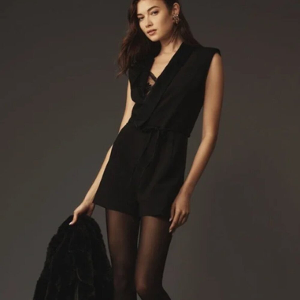 Tuxedo Romper